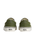 The Vans Mens Classic Slip-on Shoes in Green Balsam