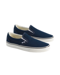 The Vans Mens Classic Slip-On Shoes in Dress Blues