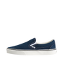 The Vans Mens Classic Slip-On Shoes in Dress Blues