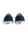 The Vans Mens Classic Slip-On Shoes in Dress Blues