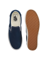 The Vans Mens Classic Slip-On Shoes in Dress Blues