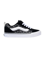 Knu Skool Shoes in Leopard Black
