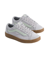 The Vans Womens Old Skool 36 Cup Shoes in Gray & Gum