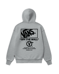 The Vans Mens Stacked Hi Hoodie in Cement Heather