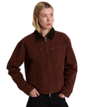 Nicola Jacket in Brown Earth