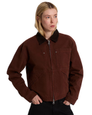 Nicola Jacket in Brown Earth