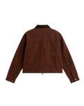 The Vans Womens Nicola Jacket in Brown Earth