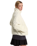Queens High Pile Jacket in Marshmallow