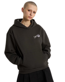 Yin & Yang Hoodie in Faded Black