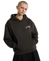 Yin & Yang Hoodie in Faded Black