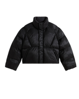 The Vans Womens Puffer Jacket in Black