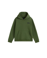 The Vans Boys Boys Double Standard Hoodie in Green Balsam
