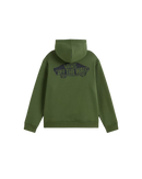 The Vans Boys Boys Double Standard Hoodie in Green Balsam