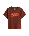 The Vans Womens Stella Nova T-Shirt in Brown Earth