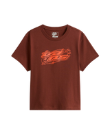 The Vans Womens Stella Nova T-Shirt in Brown Earth
