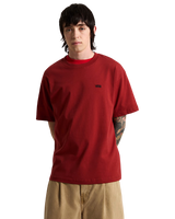 The Vans Mens Left Chest II T-Shirt in Poppy Ember