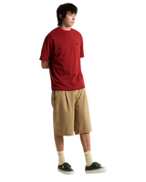 The Vans Mens Left Chest II T-Shirt in Poppy Ember