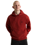 Left Chest II Hoodie in Poppy Ember