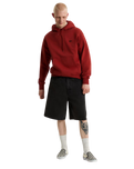Left Chest II Hoodie in Poppy Ember