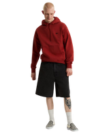Left Chest II Hoodie in Poppy Ember