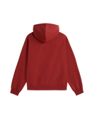 The Vans Mens Left Chest II Hoodie in Poppy Ember