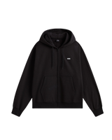 The Vans Mens Left Chest Zip Hoodie in Black
