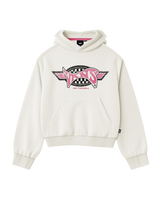 The Vans Womens Retro Sport Hoodie in Marshmallow