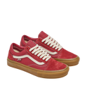 Old Skool Shoes in Red & Gum
