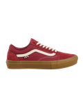 Old Skool Shoes in Red & Gum