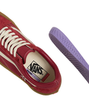 Old Skool Shoes in Red & Gum