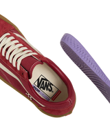 Old Skool Shoes in Red & Gum