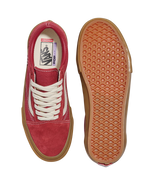 Old Skool Shoes in Red & Gum