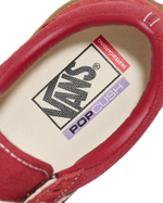 Old Skool Shoes in Red & Gum