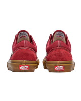 Old Skool Shoes in Red & Gum