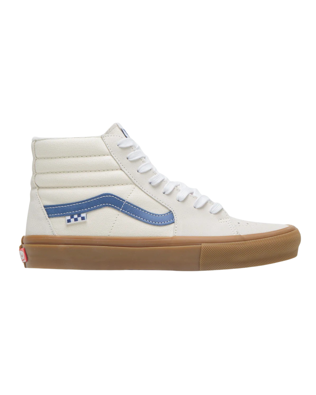 Skate Sk8-Hi Shoes in Marshmallow, Blue & Gum