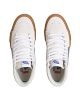Skate Sk8-Hi Shoes in Marshmallow, Blue & Gum