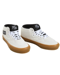 Skate Half Cab Shoes in Antique White & Gum