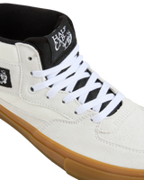 Skate Half Cab Shoes in Antique White & Gum