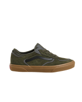 Skate Rowley Shoes in Green & Gum