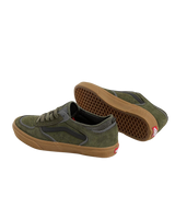 Skate Rowley Shoes in Green & Gum