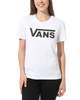 The Vans Womens Flying V T-Shirt in White & Black