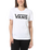 The Vans Womens Flying V T-Shirt in White & Black