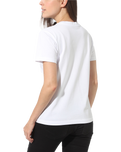 The Vans Womens Flying V T-Shirt in White & Black