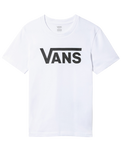 The Vans Womens Flying V T-Shirt in White & Black