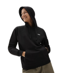 The Vans Womens Flying V Hoodie in Black