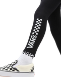 The Vans Girls Girls Chalkboard II Leggings in Black & White