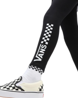 The Vans Girls Girls Chalkboard II Leggings in Black & White