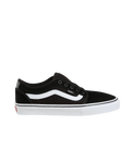 Chukka Low Sidestripe Shoes in Black & White