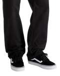 Chukka Low Sidestripe Shoes in Black & White