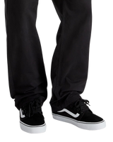 Chukka Low Sidestripe Shoes in Black & White